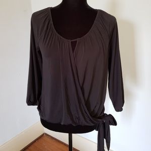 NWOT INC wrap around sexy top
